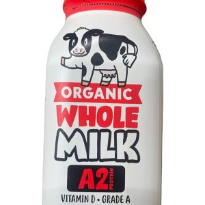 Accents Depot A2 Whole Milk Organic Shelf Stable Whole Milk Bottle, Kirkland Grass Fed Milk has Vitamin D & A2 Protein Single Serve, 8.0 Fl oz…