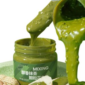 KLDSCP Matcha Green Tea Peanut Butter Spread (7.05 oz, 200g), Made of Finest Matcha from Japan, Matcha-Infused Spreads