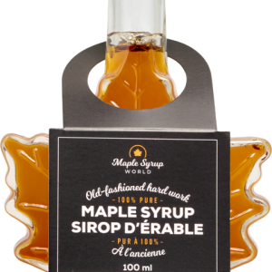 Maple Syrup Maple Leaf Bottle, 100ml (Amber, Rich Taste)