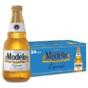 Modelo Especial Mexican Lager Import Beer, 24 Pack 12 fl oz Bottles, 4.4% ABV