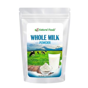 Powdered Whole Milk, Nutrient Rich Milk Powder With Longest Shelf Life For Stress Relief, No Refrigeration Required, Perfect For Cooking, Baking,…