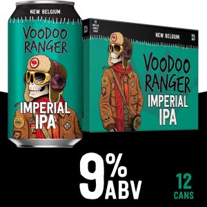 Voodoo Ranger Imperial IPA Craft Beer, 12 Pack, 12 fl oz Cans, 9% ABV